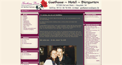 Desktop Screenshot of gasthausrose.com